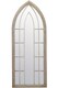 image 2 of The Somerley - Rustic Framed Arched Gothic Window Style Leaner Wall Mirror 59" X 24" (149CM X 61CM) Stone Colour | Multi