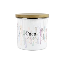 Vintage Cutlery Large Cocoa Baking Storage Canister