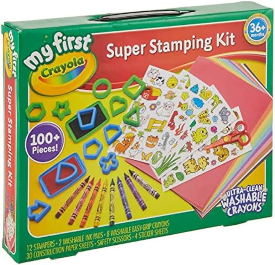 image 1 of Crayola My First Super Stamping Kit 100 Pieces