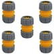 image 1 of Hozelock Hose Pipe Repair Joiner Mender Connector Fitting 12.5mm Female 5PK