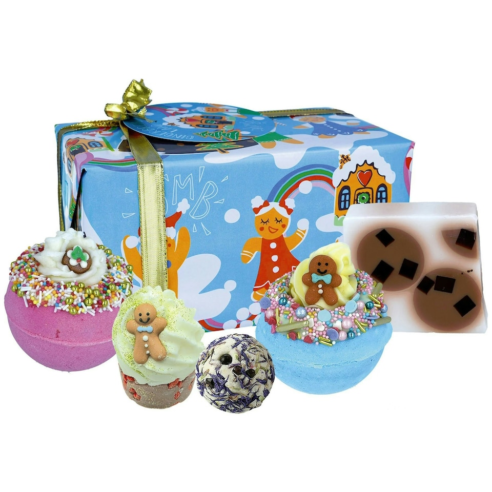 image 1 of Bomb Cosmetics Gingerbread Land Bath Gift Set