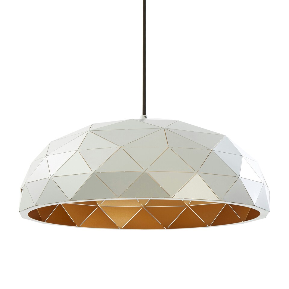image 1 of Interiors by Premier Small Silver Dome Pendant Light
