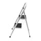 image 7 of Oypla Foldable 2 Step Ladder Stepladder Non Slip Tread Safety Steel White