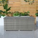 image 6 of Direct Wicker 495L Outdoor Garden Rattan Storage Box, Medium Deck Storage Box for Patio, Yard | Grey