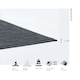 image 2 of Heavy Duty Commercial Entrance Mat 150cm x 90cm Grey