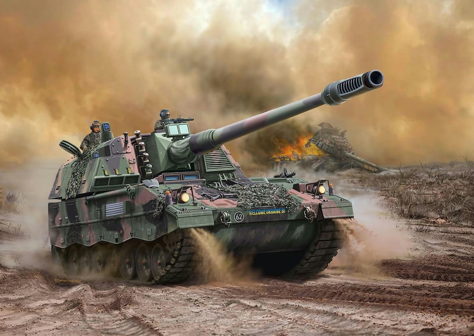 Revell German Panzerhaubitze 2000 Model Set (1:72 Scale)