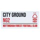 image 1 of Nottingham Forest FC City Ground Street Sign - White/Red/Black - One Size
