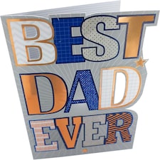 Best Dad Ever Happy Father's Day Card