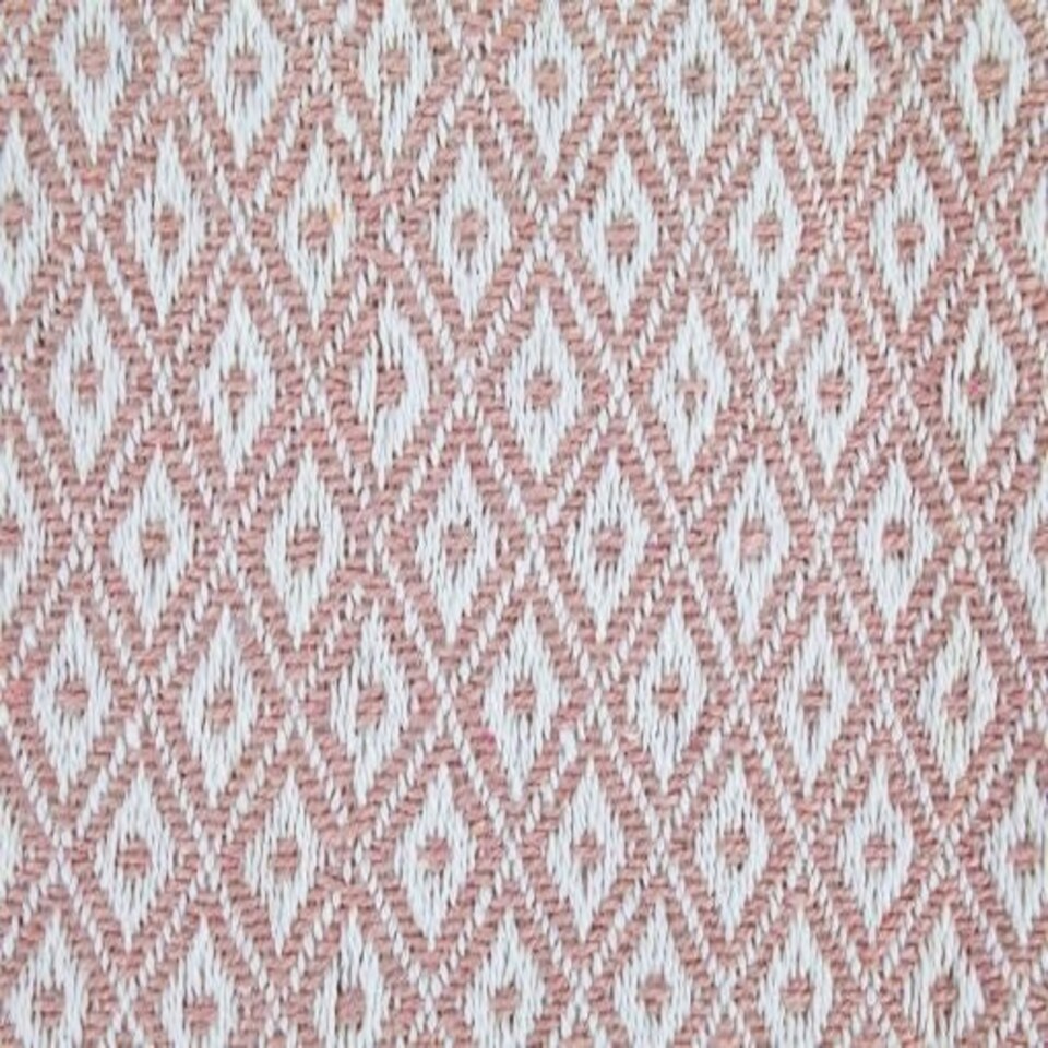 image 1 of Stockholm Collection Recycled Cotton Throw in Blush Pink (50" x 60") Pink | Pink
