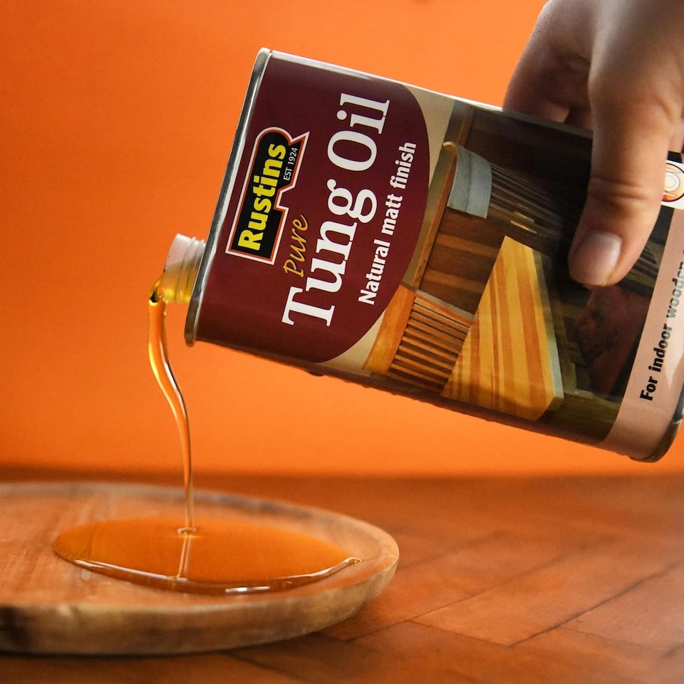 image 1 of Rustins Pure Tung Oil Matt 500ml | Clear | 500ml | 1