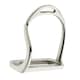 image 1 of Lorina Bent Leg Safety Stirrup Irons - Silver - 4in
