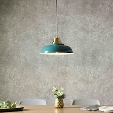 Bakewell Teal Ceiling Pendant N/A