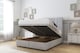 image 2 of Sloomy Kingsley Silver Naples Ottoman Bed With Mattress With 54" Floor Standing Headboard 3' Single