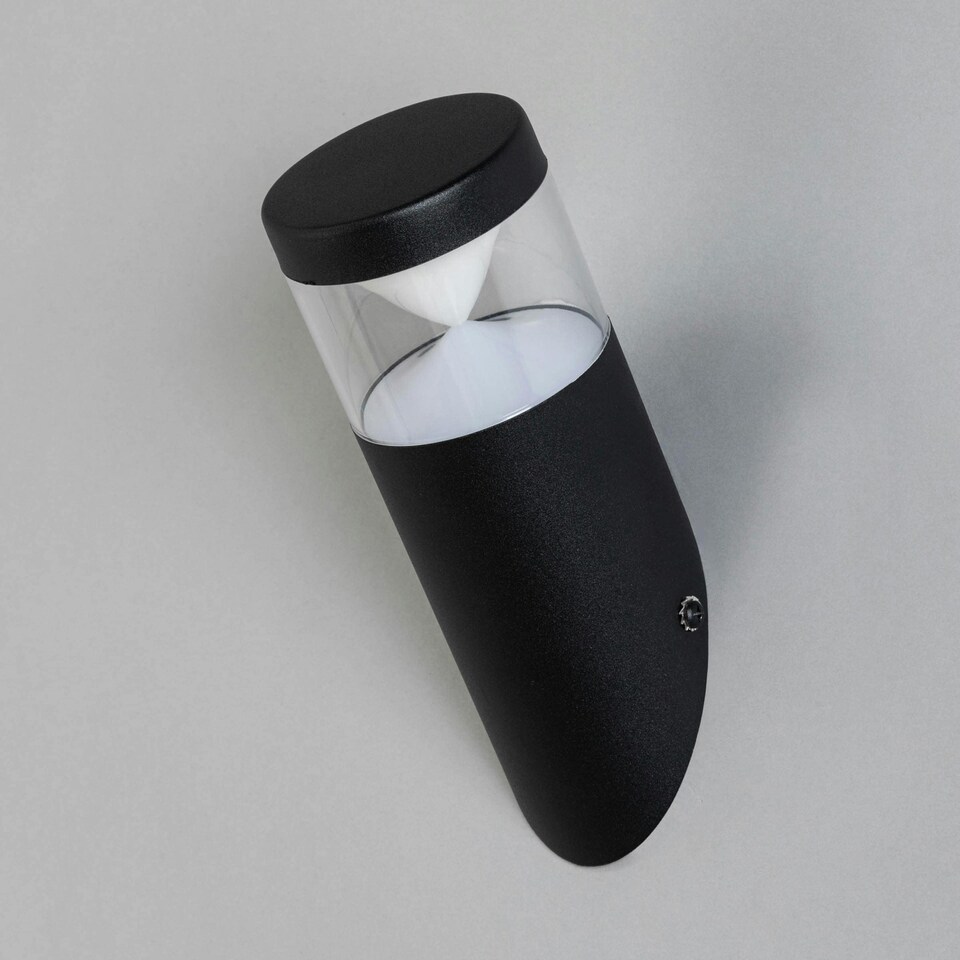 image 1 of BHS Asher Outdoor Wall Light, Black