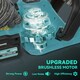image 3 of Outsunny Cordless Hedge Trimmer with Brushless Motor, Blue