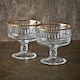 image 7 of Glass Dessert Bowls Ice Cream Sundae Fruit Cocktail Pudding Footed Dessert Cups | Clear | Clear | Set of 6