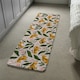 image 4 of cute tigers and tropical leaves and flowers Designer (Runner Rug)