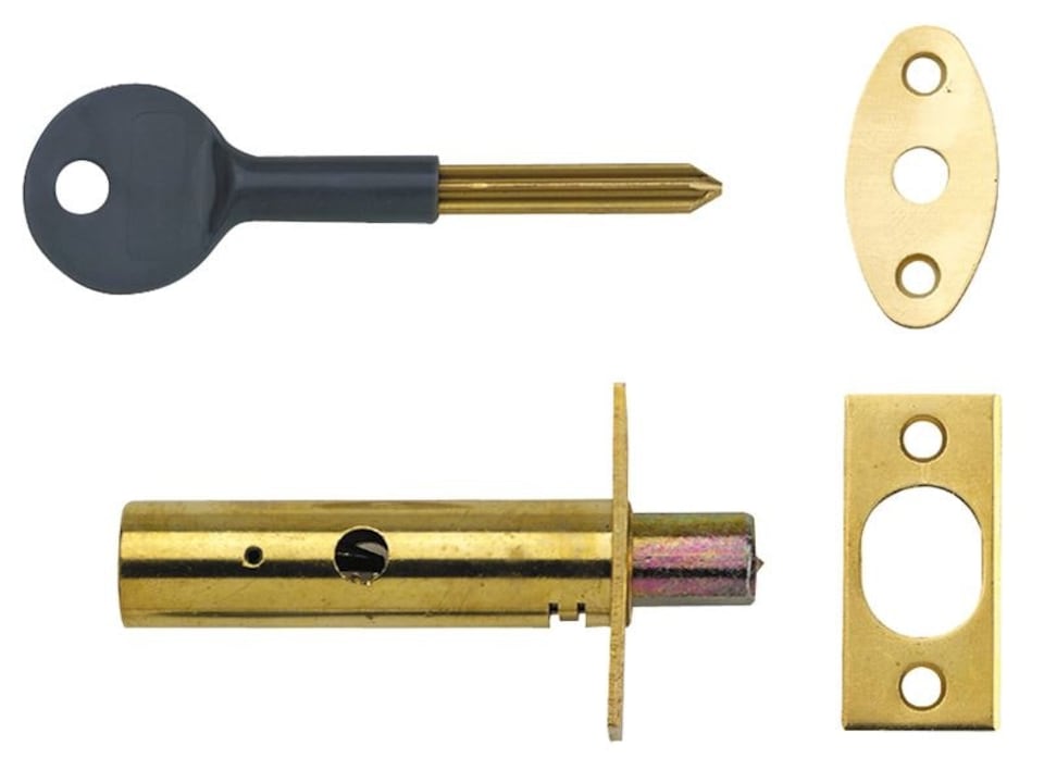 Yale Locks - PM444 Door Security Bolts Brass Finish Visi of 2