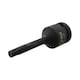 image 2 of 1/4" Deep Impact Hex Bit Socket 1/2" Drive 76mm Length Chrome Molybdenum Steel