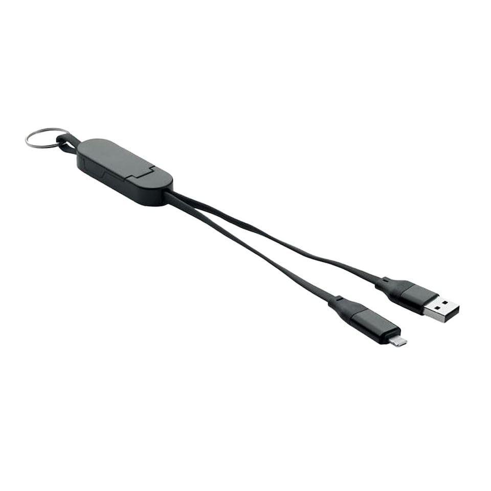 image 1 of MidOcean Cabo Charging Cable - Black - One Size