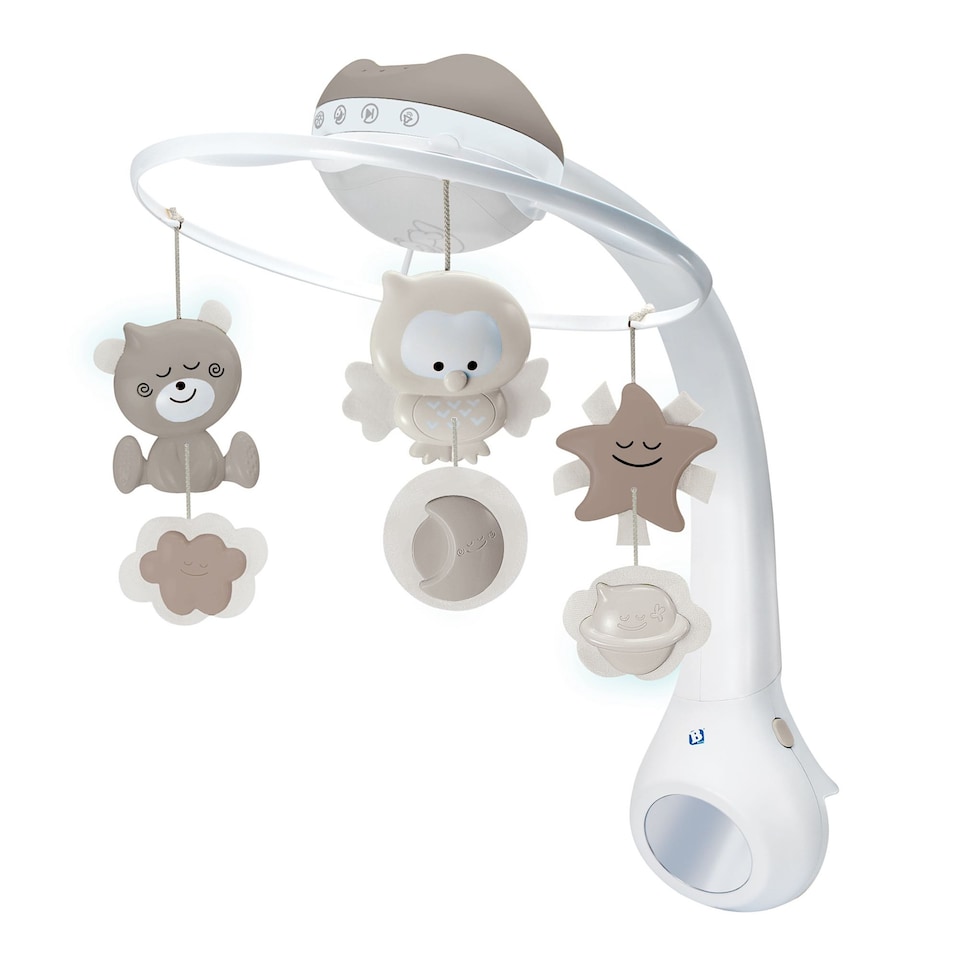 Infantino 3-In-1 Projector Musical Mobile Grey