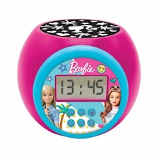 Lexibook RL977BB Barbie Childrens Projector Clock with Timer