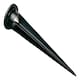 image 2 of Waterproof LED 1 Light Outdoor Wall Light & Spike Spot Black IP68