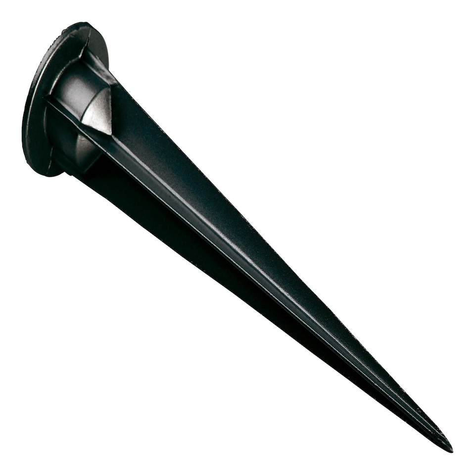 image 1 of Waterproof LED 1 Light Outdoor Wall Light & Spike Spot Black IP68