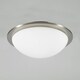 image 4 of BHS Jules Flush Bathroom Ceiling Light | Silver | Satin Nickel | 1