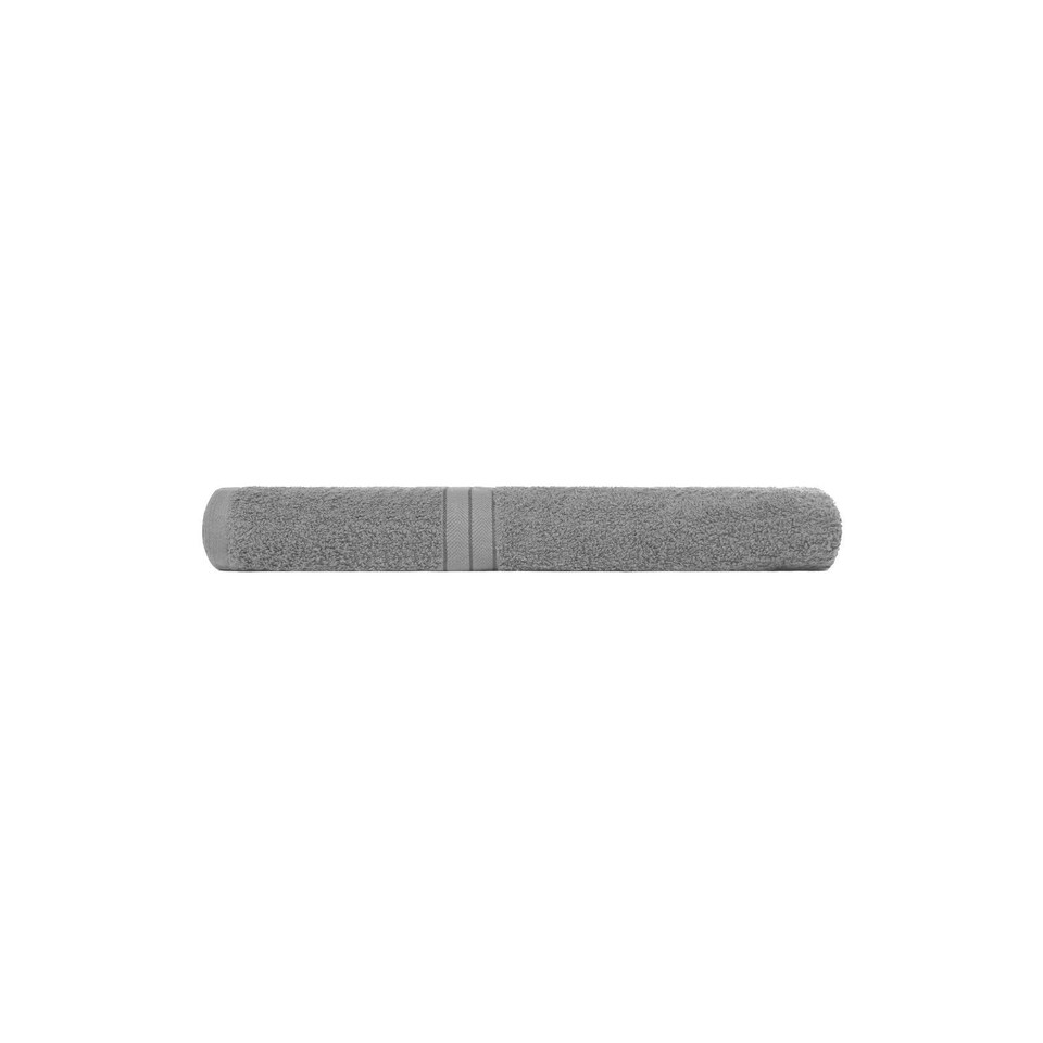 image 1 of OHS Luxury Soft 100% Cotton 500GSM Bathroom Hand Towel, 50x80cm - Grey