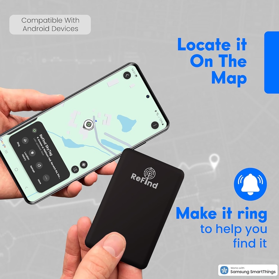 image 1 of Card Tracker (Samsung Only) for Wallets Compatible with Samsung SmartThings App