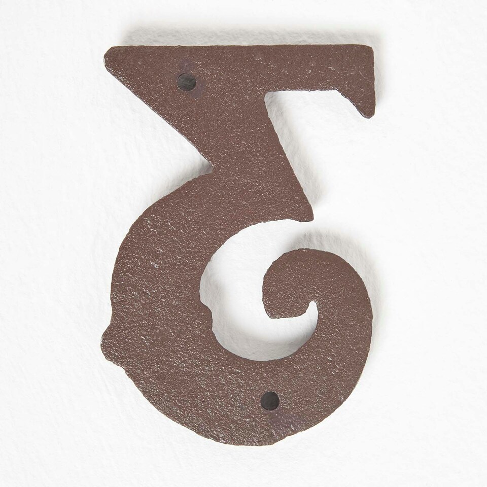 image 1 of Homescapes Cast Iron House number, 3
