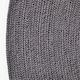 image 3 of Homescapes Grey and Black Melange Braided Rug - 200 cm Round | Grey | Grey and black