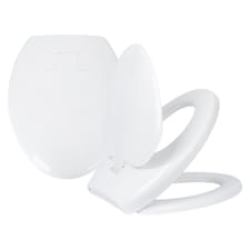 Harbour Housewares Soft Close Family Toilet Seats - White - Pack of 2 | White | White