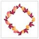 image 1 of Diamond autumn reath (Picture Frame) White | L
