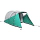 image 1 of Outsunny 3000mm Waterproof Camping Tent with 2 Rooms for 3 Man, Green