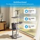 image 2 of Milo & Misty Cat Tree Multilevel with Scratching Posts 146cm