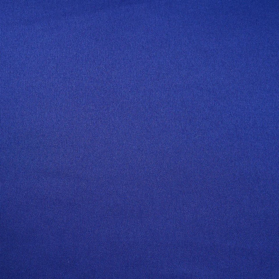 image 1 of OHS Soft Microfibre Plain Duvet Cover and Pillowcase Set, Double - Bright Blue