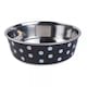 image 2 of Zoon Navy Polka Dot Pet Bowl 21cm Blue