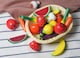 image 6 of Hooga Wooden Play Food Set with Basket - 20 Pieces of Fruits & Vegetables