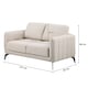 image 8 of Oslo Modern Scandi Style Fabric Living Room 2 Seater Sofa (Beige)