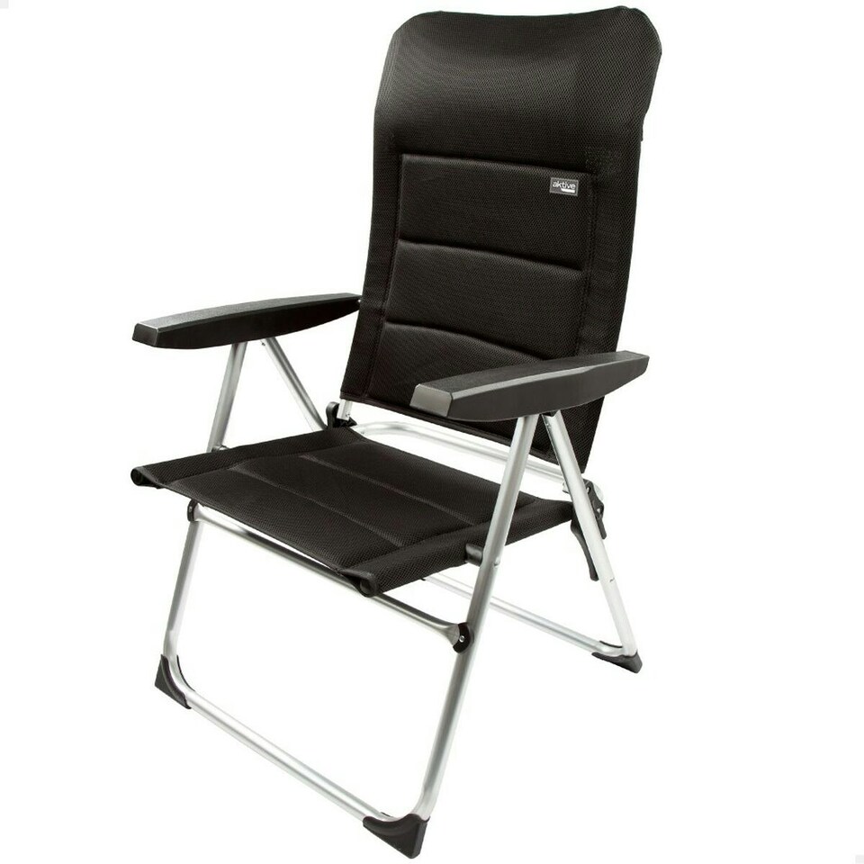 image 1 of Beach Chair Aktive Deluxe Foldable Black 49 x 105 x 59 cm (2 Units) N/A