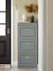 image 2 of SoBuy 3 Flip-Drawer Shoe Cabinet, Gray, 20.9x9.4x46.1 inches, 21.5 kg - FSR94-HG