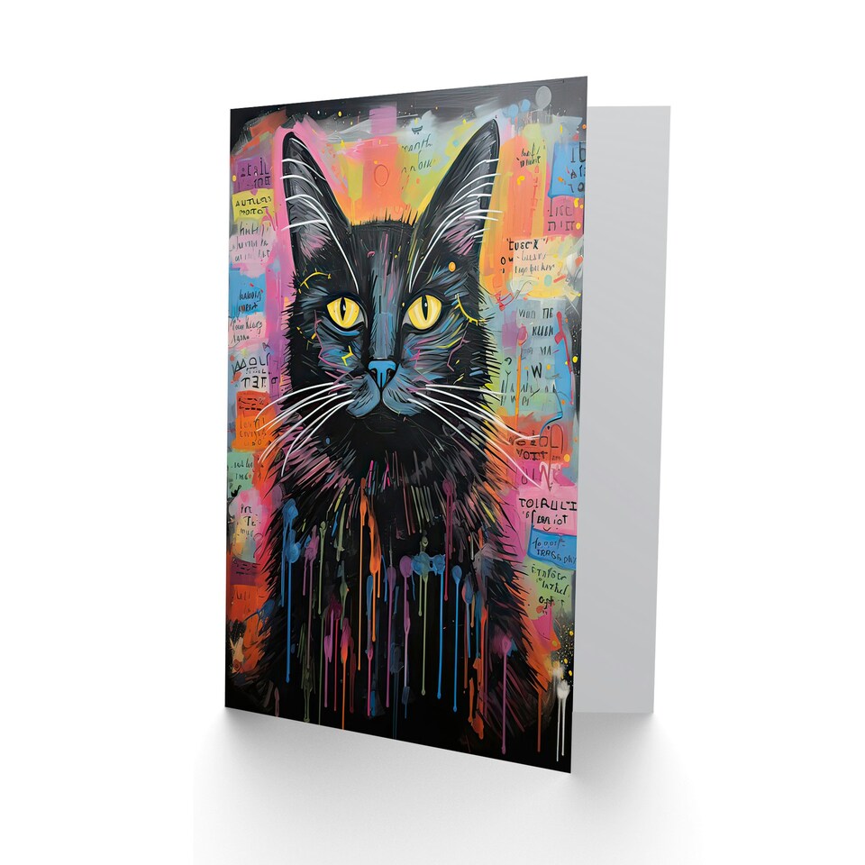 image 1 of My Is Therapist Notes Puss Cat Him Her Birthday Card