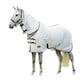 image 2 of Weatherbeeta Comfitec Tyro Combo Neck Horse Fly Rug - White/Green/Burnt Orange - 4´