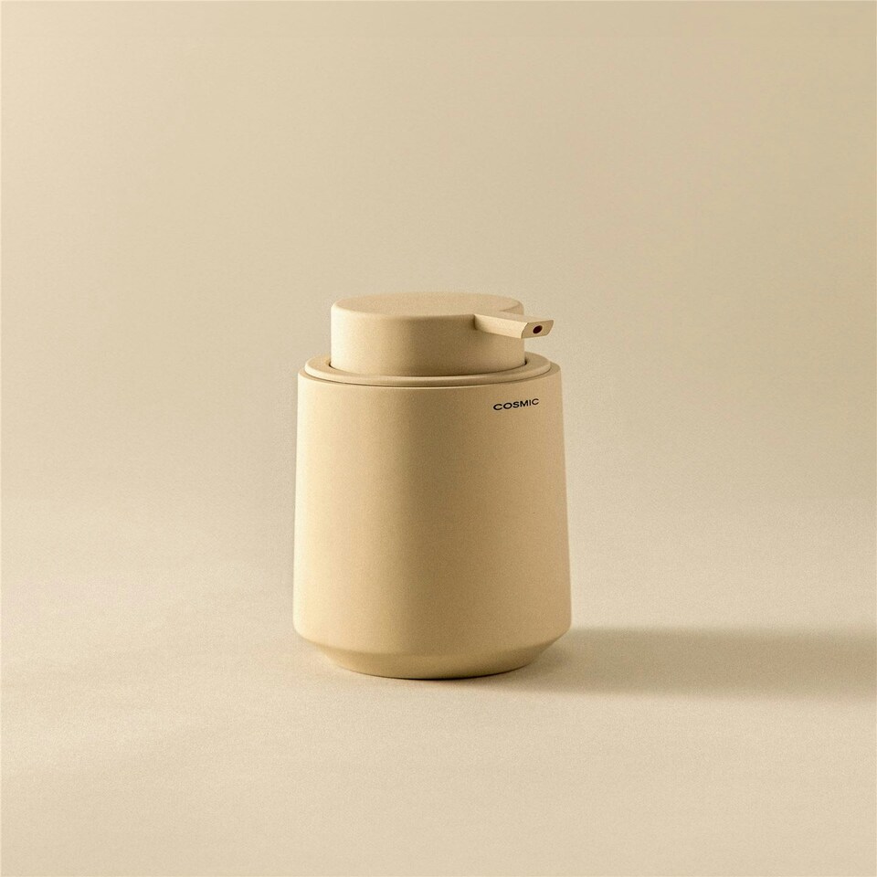 image 1 of Cosmic Countertop Sand Soap Dispenser with Durable Resin for Bathroom, 350ml