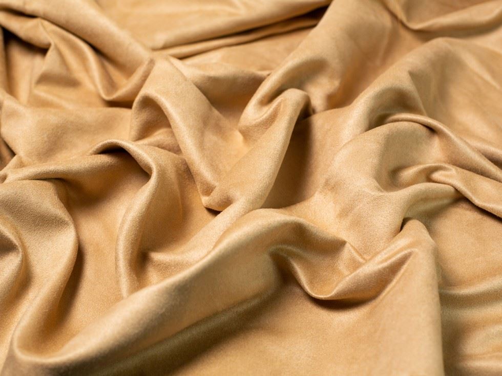 Beige Water Repellent Faux Suede Fabric for Dressmaking, 150cm / 59" Wide - per metre