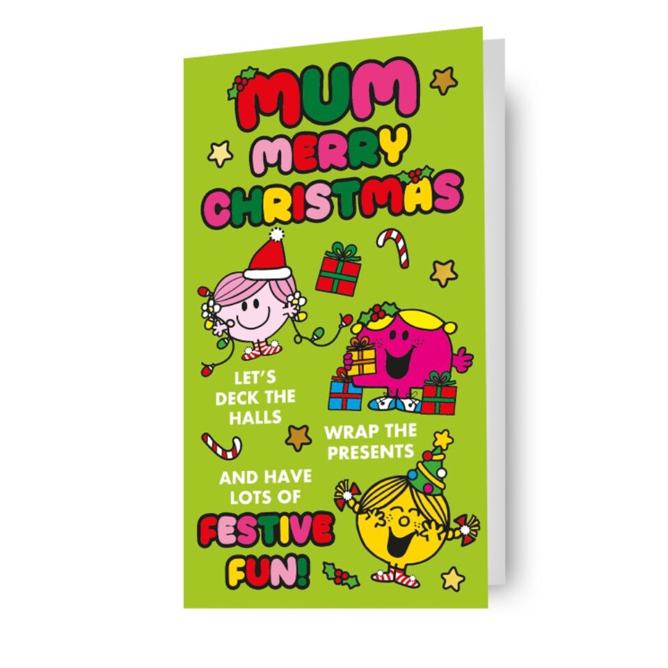 image 1 of Mr Men & Little Miss Mum Christmas Card