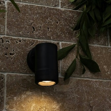 ValueLights Black IP44 Rated Outdoor Wall Downlight