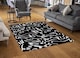 image 2 of Geometric Shapes Repeating Designer Rug | Multi